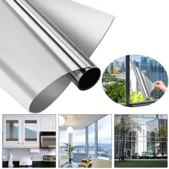AMBM SHOP - Film Espejeado Exterior Para Ventana Anti Sol 1 x 6 m Aislamiento térmico y protección UV