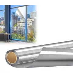 AMBM SHOP - Film Espejeado Exterior Para Ventana Anti Sol 3mX75cm Aislamiento térmico y protección UV