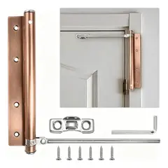 NEBLISUR - Cierra Brazo Puertas Automático,resorte Ajustable 40kg