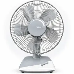 AIROLITE - Ventilador Sobremesa 12" V12S6 Diametro 30 cm 3 Velocidades 50 Watts