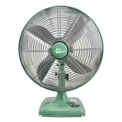 AIROLITE - Ventilador Sobremesa Retro V12SR 3 Velocidades 35 Watts Verde