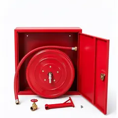VIDA BUENAS - Gabinete contra incendios 75x75x25cm 1" 30m con accesorios de latón