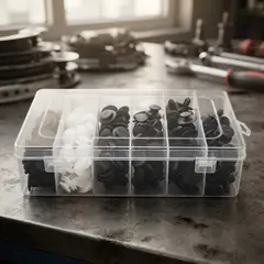 GENERICO - Kit Grapas Clips Plásticos Automotriz 100 Pcs