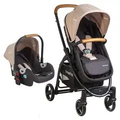 BEBESIT - Coche Cuna Travel System Fenix Beige