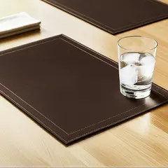 BASEMENT HOME - Individual Rectangular Clásico Café