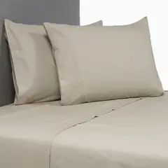 ZAHR - Juego de Sábanas 144 Hilos Gris King