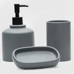 ZAHR - Set Accesorios De Baño 3 Piezas Cerámica