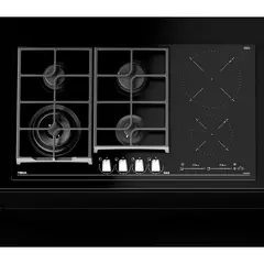 TEKA - Encimera Gas + Inducción 6Q Jzc 96342 Bbb Bk