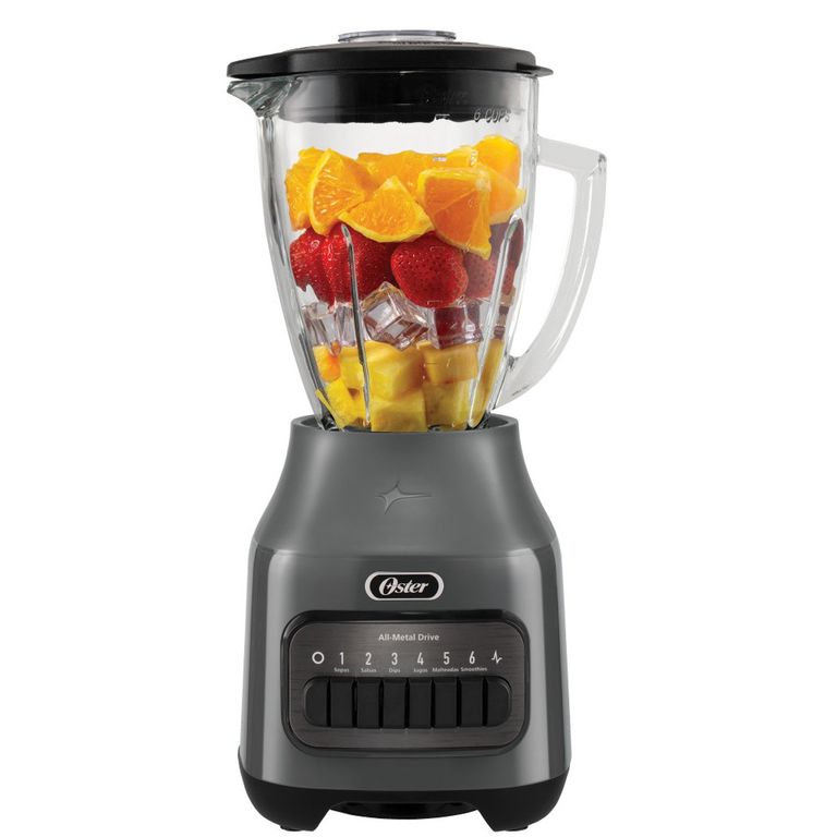 Licuadora 6 velocidades más Pulso Vaso de Vidrio 1.5 Lt 800 W Gris BLSTPEG-GPB