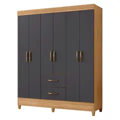 VEKKAHOME - Clóset 6 Puertas Mobi