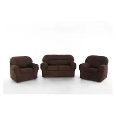 JDO & DESIGN - Juego De Living Mathew 2-1-1 Felpa