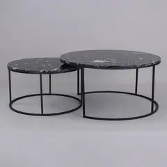 DISEÑO 3 - Set Mesas 90 Cm Diam Negro