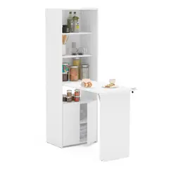 VEKKAHOME - Mesa De Cocina Plegable