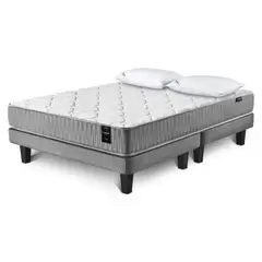 CANNON - Cama Europea Calm 2 Plazas + 2 Almohadas