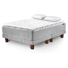 CANNON - Cama Hybrid King Wool +Topper+Almohada