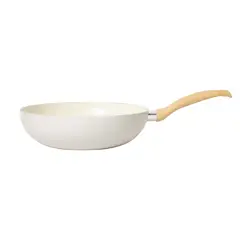 ILKO - Wok 28 Cm Cerámica White Antiadherente