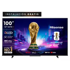 HISENSE - Smart Tv 100" QLED 4K UHD GOOGLE TV Gamer 144HZ 100Q7QG