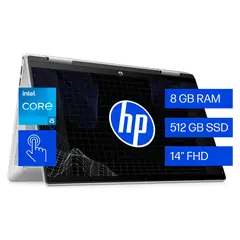 HP - Notebook Pavilion x360 14-EK1012LA Intel Core i5-1335U 8GB RAM 512GB SSD 14" FHD Táctil + Lápiz