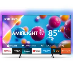 PHILIPS - Ambilight TV 85" LED 4K UHD 85PUD8209