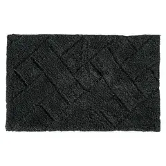 CANNON - Piso De Baño Recycled Negro 50X80 Cm