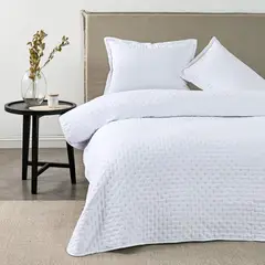 CANNON - Quilt 2 Plazas Dots Heatpress Blanco