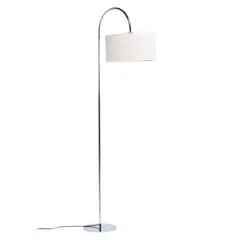 DISEÑO 3 - Lámpara De Pie Curva Cromo