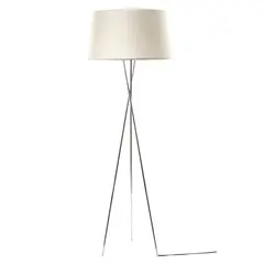 DISEÑO 3 - Lámpara Pie Trípode Cromo