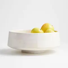 CRATE & BARREL - Bowl Centro De Mesa Madera Katin