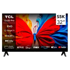 TCL - Smart TV 32" QLED FHD S5K Google TV