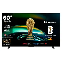 HISENSE - Smart Tv 50" QLED MINILED 4K UHD 50U6QV