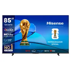 HISENSE - Smart Tv 85" QLED 4K UHD 85Q6QV