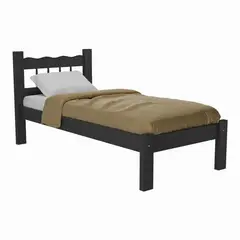 BE DESIGN - Cama Individual Negro