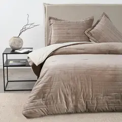 ELEMENTS & CO - Plumón Velvet Sherpa Stripe Elements and Co