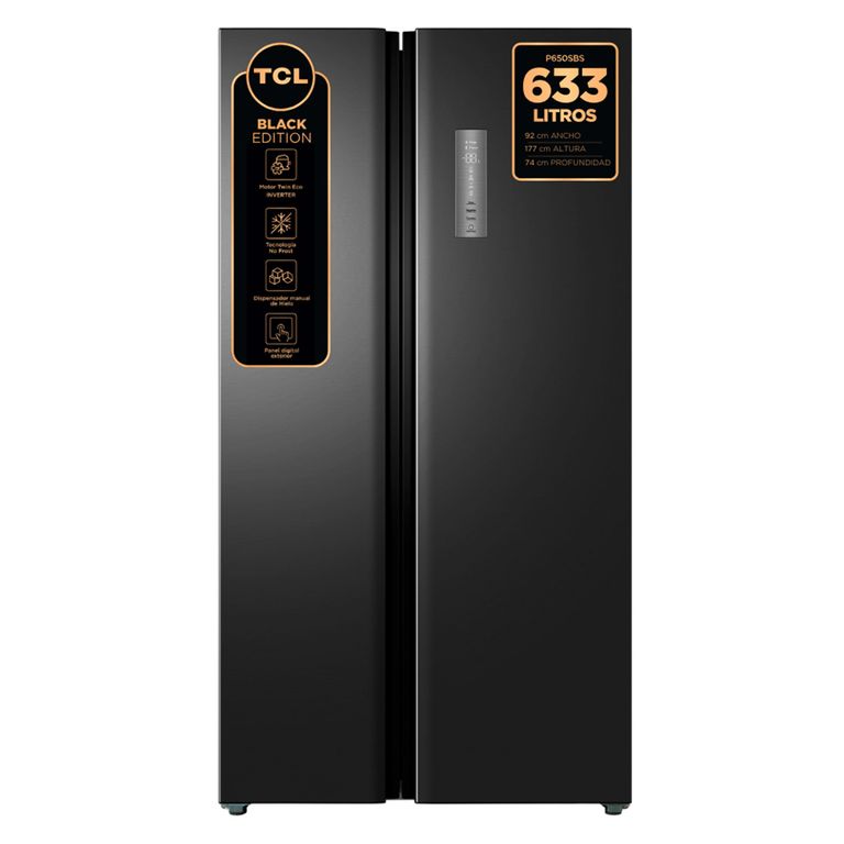 Refrigerador Side by Side No Frost 633 Litros con Dispensador Manual de Hielo P650SBS