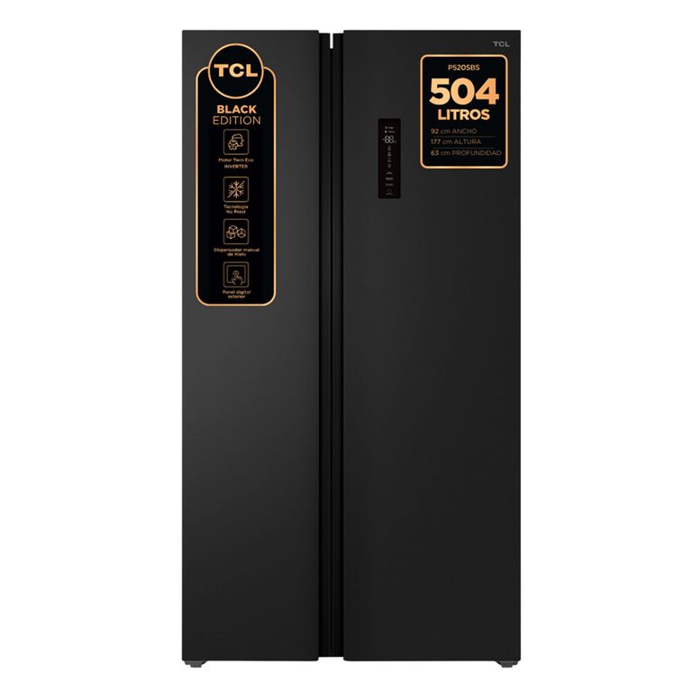 Refrigerador Side by Side No Frost 504 Litros con Dispensador Manual de Hielo P520SBS