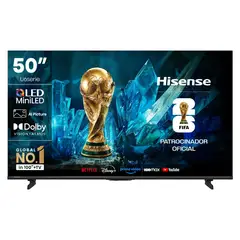 HISENSE - Smart Tv 50" QLED MINILED 4K UHD 50U6ESV