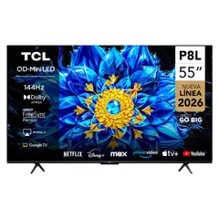 TCL - Smart TV 55" QD-Mini LED 4K P8L Google TV Gamer