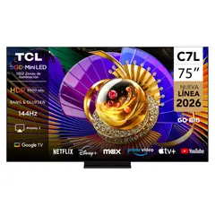 TCL - Smart TV 75" SQD-Mini LED 4K C7L Google TV