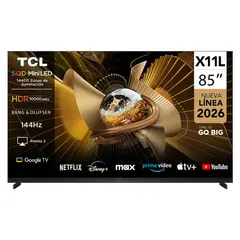 TCL - Smart TV 85" SQD-Mini LED 4K X11L Google TV
