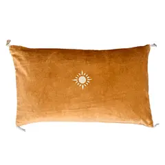 BONCOEURS - Cojín Con Relleno Plumas Velvet Gold 20X30 Cm