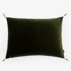 CARAVANE - Cojín Con Relleno Plumas Velour Lavé Laurier 40X55 Cm