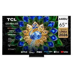 TCL - Smart TV 65" QD-Mini LED 4K A400U Google TV