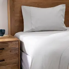BASEMENT HOME - Sábanas 200 Hilos Liso 100% Algodón