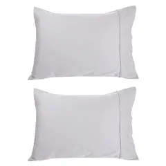 BASEMENT HOME - Set De 2 Fundas De Almohada 200 Hilos 100% Algodón