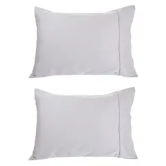 BASEMENT HOME - Set de Fundas de Almohada 100% Algodón