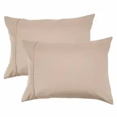 BASEMENT HOME - Set de Fundas de Almohada 100% Algodón