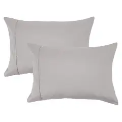 BASEMENT HOME - Set de Fundas de Almohada 100% Algodón