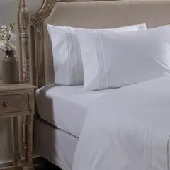 ROBERTA ALLEN - Sábana Bordada 200 Hilos María 100% Algodón