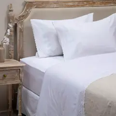 ROBERTA ALLEN - Sábana Bordada Broderie 180 Hilos