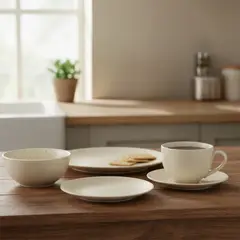 BASEMENT HOME - Juego de Vajilla 30 Piezas Cerámica Gres